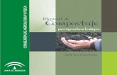 y un manual de compostaje en AE de Andalucía. - SEAEagroecologia.net/recursos/asesoramiento/recursos-ja/compostaje/... · Descomposición termófila.- (40-60ºC) Se degradan ceras