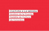 CULTURA A LA MEDIDA Análisis de la Cuenta Satélite …sicsur.mercosurcultural.org/archivos/Cultura-a-la-Medida.pdf · industrias culturales, la educación cultural y el patrimonio