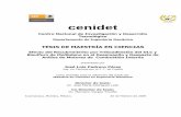 TESIS DE MAESTRÍ A EN CIENCIAS - …personal.cablemas.com/tribologiabiomecanica/news/tesis.pdf · Centro Nacional de Investigación y Desarrollo Departamento de Ingeniería Mecánica