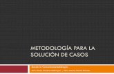 METODOLOGÍA PARA LA SOLUCIÓN DE CASOSA... · Protocolo de Resolución para casos de contingencia Análisis del marco situacional Valoración de las medidas de contención Plan estratégico