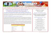 “La misión del Distrito Escolar Unificado Fontana es ... · niveles específicos de competencia estudiantil y supervisar el progreso de la escuela hacia el ... Evaluación de California