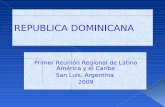 REPUBLICA DOMINICANA - arcal.unsl.edu.ararcal.unsl.edu.ar/documentos/RLA5051-dominicana.pdf · Igualmente las temperaturas tan elevadas y la ... Esterilización Eliminación de la