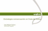 Estrategia conservación en fruta de hueso - INIA … · Estrategia de Control Integrado de Monilia ... •Sin resistencia cruzada con los fitosanitarios en ... hectáreas de invernaderos
