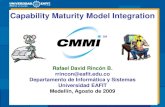 Capability Maturity Model Integration - EAFIT · síntesis de los conceptos de Deming, Crosby, Juran, y otros. Por más de 30 años, esas teorías han sido usadas para ... del usuario?