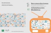 Recomendaciones - Consejo Audiovisual de Andalucía · pecial relevancia el papel de las ... tivo era identificar y recoger propuestas y ... la materia y al que acompañan una serie