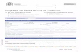 Solicitud de Renta Activa de Inserción - sepe.es · La presente solicitud contiene datos de carácter personal que forman parte de un fichero de titularidad de la Dirección General