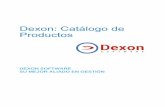 Dexon Software: Catálogo de Productos · a través de una amplia serie de interfaces que incluyen desde aplicaciones de escritorio y portales web ... (Exchange, google, Hotmail,