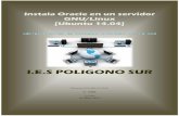 I.E.S POLIGONO SUR - aula128.files.wordpress.com · Instala Oracle en un servidor GNU/Linux [Ubuntu 14.04] I.E.S POLIGONO SUR Rolando NGUBA EYONG 2º ASIR Sevilla 10 Mayo 2015