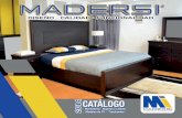 CATÁLOGO - publicar-gt.compublicar-gt.com/wp-madersi/catalogo-madersi.pdf · · Dormitorios · Roperos y closets 2014 · Muebles de TV · Trinchantes DISEÑO · CALIDAD · FUNCIONALIDAD.