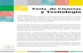 Feria de Ciencias y Tecnología - Ministerio de …educacion.jujuy.gob.ar/.../08/feria-de-ciencias-y-tegnologias-2.pdf · Feria de Ciencias y Tecnología Un poco de historia……