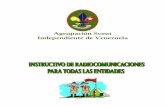 Agrupación Scout Independiente de Venezuela · El presente manual tiene el objetivo de ... en apoyo durante emergencias Nacionales como ... operación de las estaciones de radioaficionado
