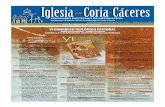 Iglesia en Coria-Cáceres · Suplemento al Boletín Oficial del Obispado de Coria-Cáceres ... José Antonio Fuentes Caballero, ... Cruz, presidente de la ...