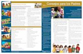 Consejos para los Padres - nic.unlv.edunic.unlv.edu/pcan/files/Tips for Parents Vol 2_NewLogos_Spanish.pdf · Baje el termostato de su calentador de agua caliente para proteger a