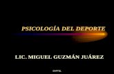 PSICOLOGÍA DEL DEPORTE - saptel.org.mx · en psicología del deporte • Cursos de especialización. • Congresos. • Federaciones y Asociaciones de psicología del deporte. SAPTEL