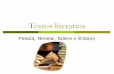 Textos literarios - Lenguamaca | Un blog para nuestra ... · función del tema: histórica, de aventuras, policíaca, psicológica, social, picaresca ... enmascara tras otro yo, que
