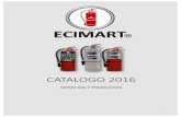 CATALOGO 2016 - ecimart.com.mx DE... · extintores nuevos-los precios no incluyen i.v.a.-cambio de precios sin previo aviso polvo quimico seco clave descripciÓn precio m.n. a429101