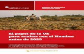 El papel de la UE para acabar con el Hambre antes de …caritasdeleon.org/wp-content/uploads/2015/06/INFORME-CARITAS... · El papel de la UE para acabar con el Hambre antes de 2025
