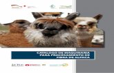CATALOGO DE MAQUINARIA PARA PROCESAMIENTO DE FIBRA DE …infoalpacas.com.pe/.../2015/01/Maquinaria_para_Fibra_de_Alpaca.pdf · Flujograma de procesamiento de la fibra de alpaca Maquinaria