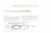 Productos de ACERO - alacero.org · de acero para la minería [1] y para petróleo y gas [2]. Este artículo está centrado en los productos de acero para la construcción. Un trabajo