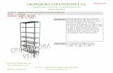 CROMADORA VERA POTOSINA S.A. MOBILIARIO …cromadoravera.com/wp-content/uploads/2014/09/FICHAS-TÉCNICAS... · tubular de acero redondo de 1" calibre 18 con refuerzos laterales de