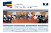 ECUADOR MAMAKAMACHIY W - … · 2 CORTE CONSTITUCIONAL DEL ECUADOR ECUADOR MAMAKAMACHIY WASI  EDITORIAL Créditos Dirección de Comunicación Social Dirección