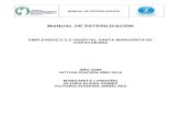 MANUAL DE ESTERILIZACIÓN - santamargarita.gov.cosantamargarita.gov.co/intranet/pdf/E.S.E/manualesterilizacion.pdf · MANUAL DE ESTERILIZACIÓN I. GENERALIDADES DEL PROCESO DE ESTERILIZACION