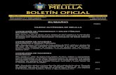 BOME 5407 10-01-2017 - melilla.es · exteriores del Baluarte del Rosario (excepto cara este y norte) dentro del IV 4031Recinto Fortificado de Melilla”. 942.- ... Deportes y Colegio