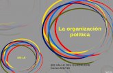 La organización política · estatuto de autonomía propio Las ciudades autónomas disponen ... fuerte concentración de población en la ciudad de Zaragoza- dificultan la prestación