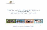 HOSPITAL INFANTÍL CONCEJO DE MEDELLÍN INFORME DE …hospinfantilcm.org/wp-content/uploads/2015/02/... · proyecto; hábitos de estilo de vida saludables (Conformación el grupos