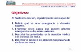 Sin título de diapositiva - bvsde.paho.org · Describir el proceso de atención hospitalaria de víctimas en masa. 6-1. Planeamiento Hospitalario para Emergencias y Desastres. ...