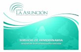 SERVICIO DE HEMODINAMIA - clinicalaasuncion.comclinicalaasuncion.com/wp-content/uploads/2014/08/Portafolio... · La electrofisiología cardiaca es considerada una subespecialidad