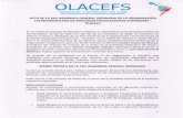 OLACEFS · Informe de actividades de los Comités, las Comisiones y los Grupos de Trabajo de la OLACEFS. ... Propuesta de derogación del Protocolo de formato para lineamientos para