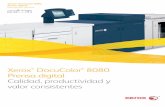 Xerox DocuColor 8080 Prensa digital Descripción general · DocuColor 8080 deleitará a sus clientes con su intencionado aspecto offset y la facilidad y rapidez de la tecnología
