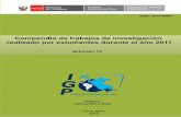 Compendio de trabajos de investigación realizado por ...intranet.igp.gob.pe/compendioinvestigaciones/files/2012.pdf · Magnetismo Terrestre Geodesia Espacial y Peligro Geofísico