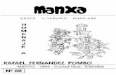 RAFAEL FERNANDEZ POMBO - biblioteca2.uclm.esbiblioteca2.uclm.es/biblioteca/CECLM/ARTREVISTAS/Manxa/epoca1/... · bandera, / báculo ingrato, / cilicio de La Mancha, / cruz erguida".