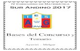 Bases del Concurso - ugelmelgar.edu.pe · Bases del Concurso y Temario Ayaviri – Melgar . IV Concurso de Matemática Sur Andino 2017 1. Presentación ... primer grado de primaria