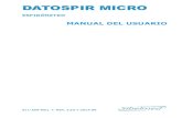 DATOSPIR MICRO · 2 SIBEL GROUP, es un grupo de empresas fabricantes españolas, compuesto por SIBEL S.A. - SIBELMED, MEDITEL INGENIERÍA MÉDICA - …