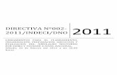 DIRECTIVA Nº -2010/INDECI/DNO - Iniciar Sesionsar.regioncajamarca.gob.pe/Aplicaciones/Defensa/Docs/DIRECTIVA 002... · Verificar el comportamiento y reacción de la población (Núcleo
