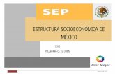 ESTRUCTURA SOCIOECONÓMICA DE MÉXICO · Ubicación de la materia y asignatura en el ... Bloque III Explicas la inserción de México en el nuevo orden ... nacional o internacional)