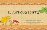 EL ANTIGUO EGIPTO - Universidad de Córdoba · papiros Con ayuda del abecedario egipcio ... Aprendimos qué son los cuerpos y las figuras geométricas representando con ... En el