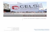 [boletín] - cels.org.arcels.org.ar/common/CELS - Boletín diciembre 2015 español.pdf · proceso de memoria, verdad y justicia, único en el mundo, ha sido posible por el involucramiento