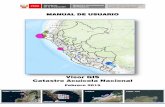 Visor GIS Catastro Acuícola Nacionalcatastroacuicola.produce.gob.pe/web/archivos/Manual_de_Usuario.pdf · Acuicultura, Nombres de Lugares, Isobatas, Cotas batimétricas, Bancos Naturales