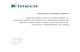 Expediente 20150910-00647 CONDICIONES …mnhlicitaciones.com/wp-content/uploads/2015/10/DOC... · celebración de un acuerdo marco entre INECO y una o varias empresas especializadas