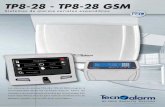 TP8-28 ESP LR - tecnoalarm.comtecnoalarm.com/download/depliant/depliant_DEPL_TP8-28_ESP_LR.pdf · Los sistemas de alarma TP8-28 y TP8-28 GSM integran la tecnología RSC desde las