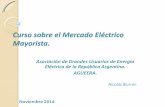 Curso sobre el Mercado Eléctrico Mayorista. - … · ALUAR ALUMINIO ARGENTINO S.A.I.C. ANDINA EMPAQUES ARGENTINA S.A. ARCOR S.A.I.C. ... Administra del Funcionamiento del Mercado
