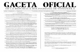 DE LA REPUBLICA BOLIVARIANA DE VENEZUELA · AÑo CXXXVI - MES IX Caracas, viernes 3 de julio de 2009 Número 39.213 SUMARIO ... para la Mujer y la Igualdad de Género (LS.) ERIKA
