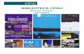 BIBLIOTECA CPAU - static.cpau.org · Contenido: Algunas reflexiones sobre la arquitectura de ayer y de hoy. -- Densidad y preferencia en conjuntos habitacionales (viviendas en asentamientos)