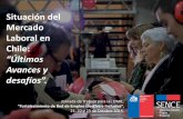 Situación del Mercado Laboral en Chile - sence.cl · desarrollo y estabilidad de las familias chilenas; de ... Facilita la certificación de la experiencia laboral. Ofrece alternativas