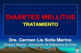 DIABETES MELLITUS - ADICH – Asociación de …adich.cl/Curso-Abril-2017/Tratamiento de la DM-Carmel Lia Solis.pdf · •Saber los objetivos del tratamiento ... -4 Inhibidores SGLT2.