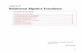 Capítulo 6 Relational Algebra Translator. 6- RAT.pdf · Se descomponen los módulos del sistema en cuatro grandes partes: analizador lexicográfico, analizador sintáctico, analizador